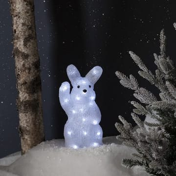 Crystalo dekorationsfigur 14,5 cm - hvid - Belysning - Lamper & indendørsbelysning - Dekorativ belysning