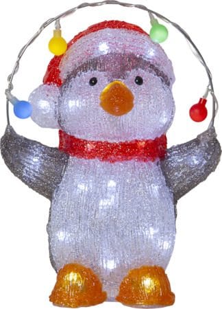 Crystalo dekorationsfigur 22 cm, flerfarvet
