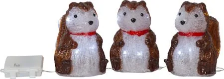Crystalo dekorationsfigur, brun