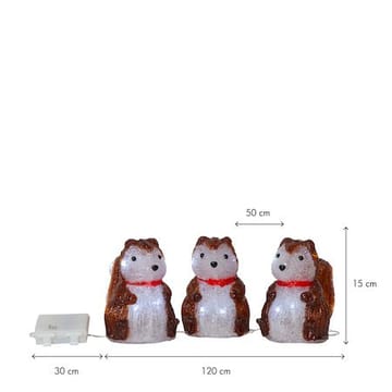 Crystalo dekorationsfigur - brun - Belysning - Lamper & indendørsbelysning - Dekorativ belysning