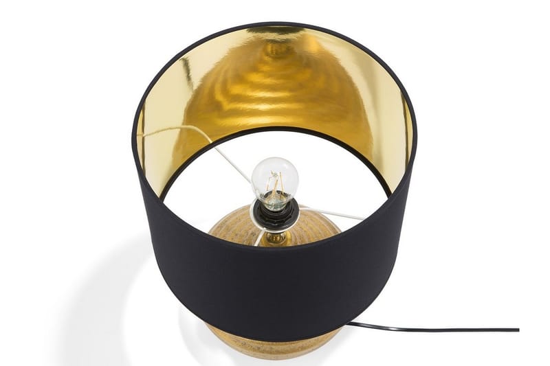 Cubansk bordlampe 32 cm - Guld - Soveværelse lampe - Bordlampe