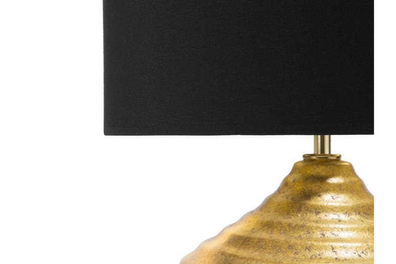 Cubansk bordlampe 32 cm - Guld - Soveværelse lampe - Bordlampe