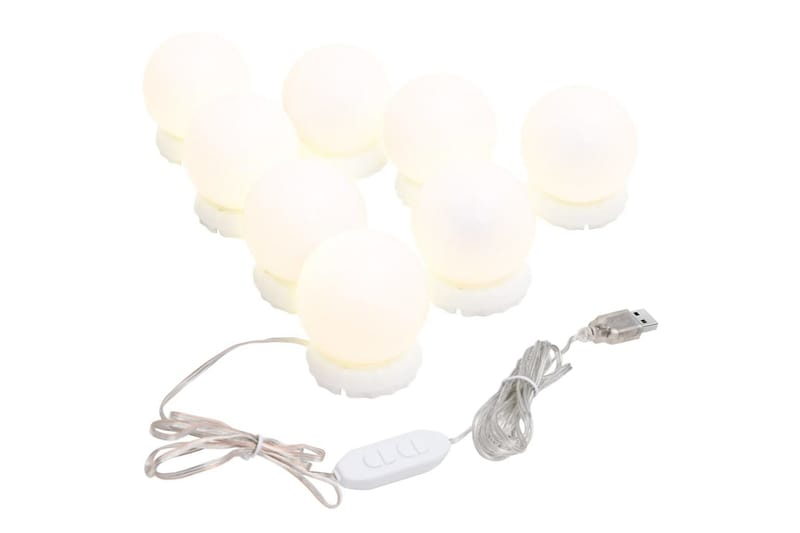 lampesæt til spejl 8 LED-lamper varm hvid og kold hvid - Belysning - Lamper & indendørsbelysning - Dekorativ belysning