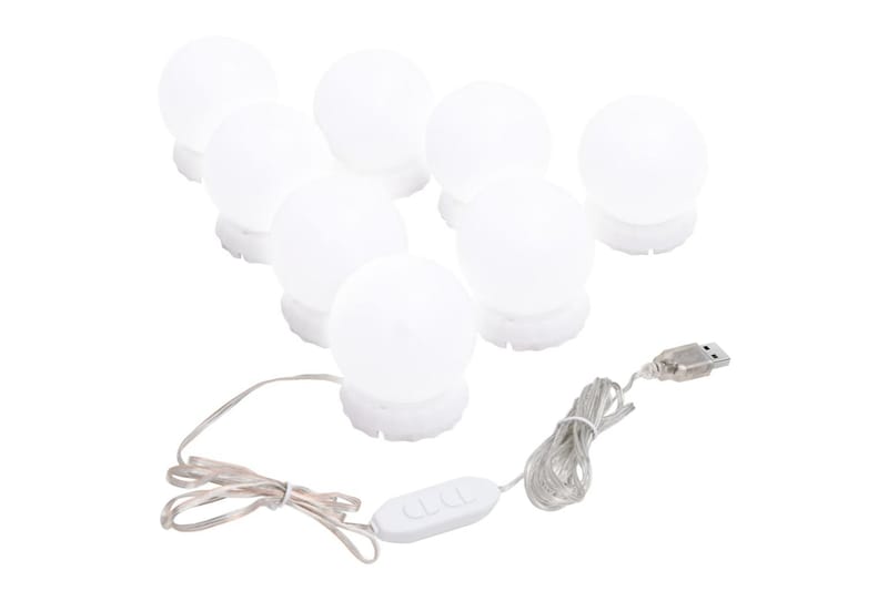 lampesæt til spejl 8 LED-lamper varm hvid og kold hvid - Belysning - Lamper & indendørsbelysning - Dekorativ belysning