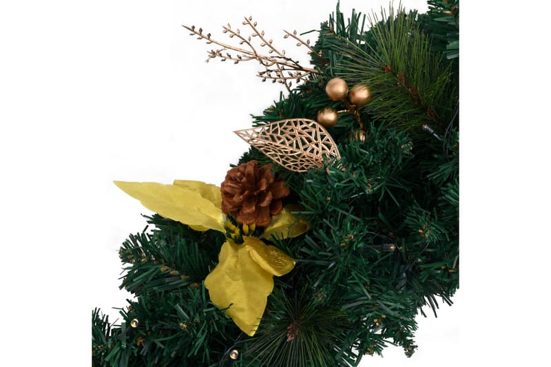 Juleguirlande Med Led-Lys 2,7 M Pvc Grøn - Belysning - Julebelysning - Øvrig julebelysning