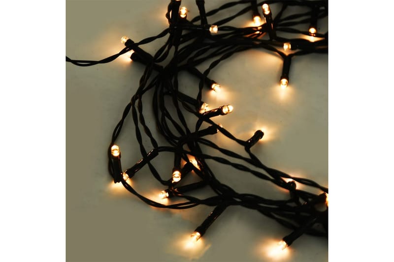LED-lyskæde 15 m PVC varmt hvidt lys - Øvrig julebelysning - Lyskæde