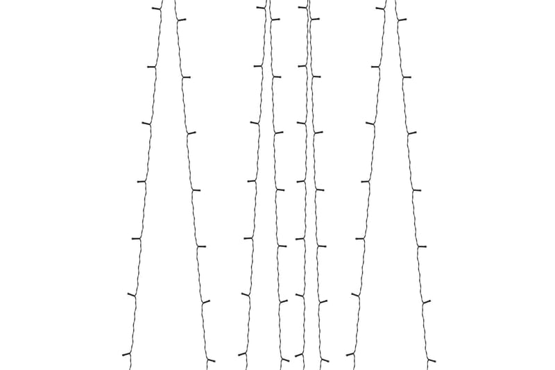 soldrevne lyskæder 5 stk. 5x200 LED'er inde/ude kold hvid - Øvrig julebelysning - Lyskæde