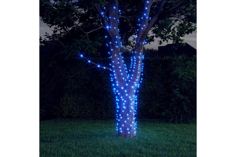 soldrevne lyskæder 5 stk. 5x200 LED-lys inde/ude blå - Lyskæde - Øvrig julebelysning