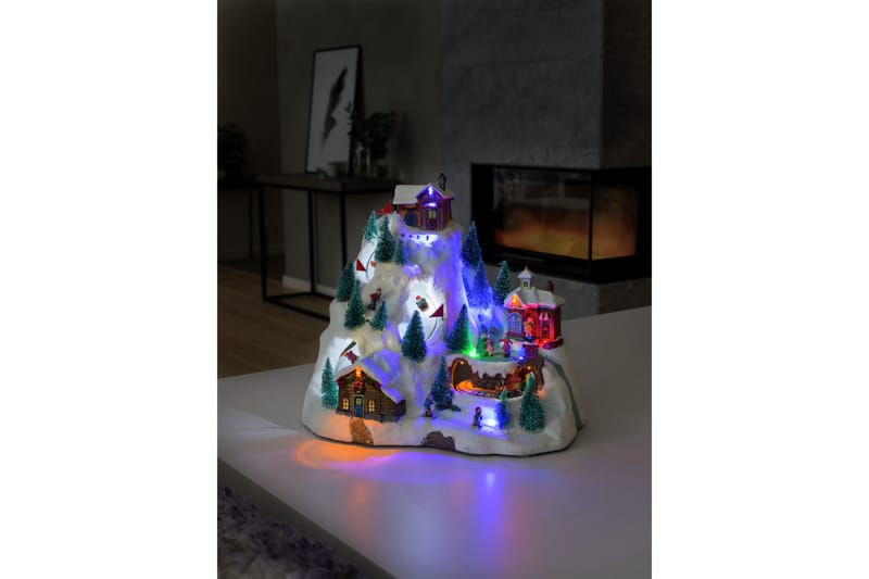 Mekanisk juldekoration LED Flerfarvet - Kunstsmede - Dekorativ belysning - Dekorationsbelysning dyr & figure - Børnelampe