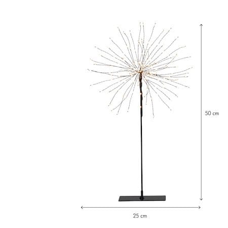 Firework indendørs dekorationsbelysning 25 cm - Sort - Belysning - Lamper & indendørsbelysning - Dekorativ belysning