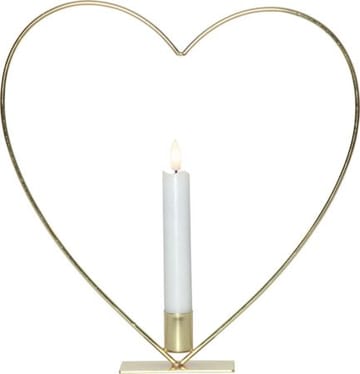 Flamme Heart indendørsdekoration 28 cm - Messing - Belysning - Lamper & indendørsbelysning - Dekorativ belysning