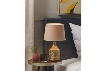 Galatea Bordlampe 47 cm E14 - Bronze/Beige - Belysning - Lamper & indendørsbelysning - Bordlampe