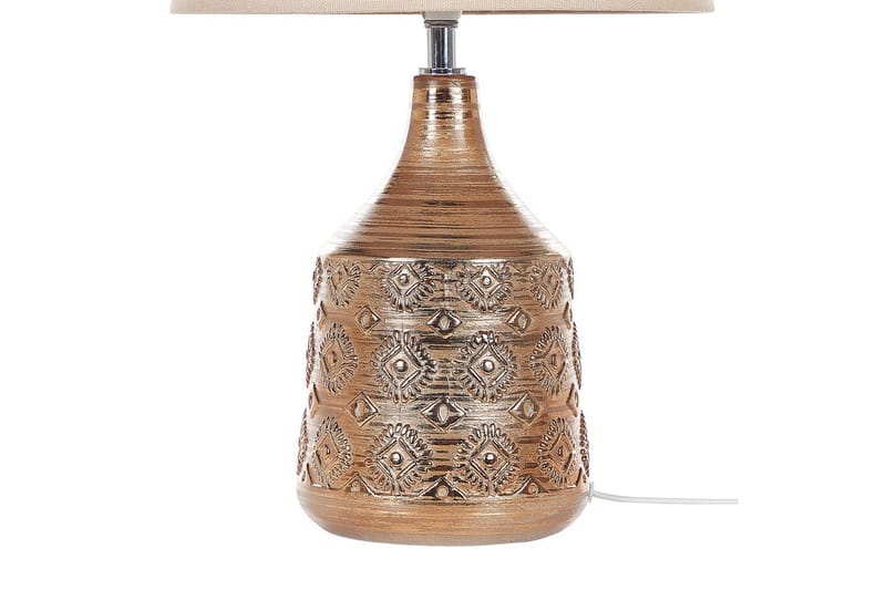 Galatea Bordlampe 47 cm E14 - Bronze/Beige - Belysning - Lamper & indendørsbelysning - Vindueslampe - Vindueslampe på fod