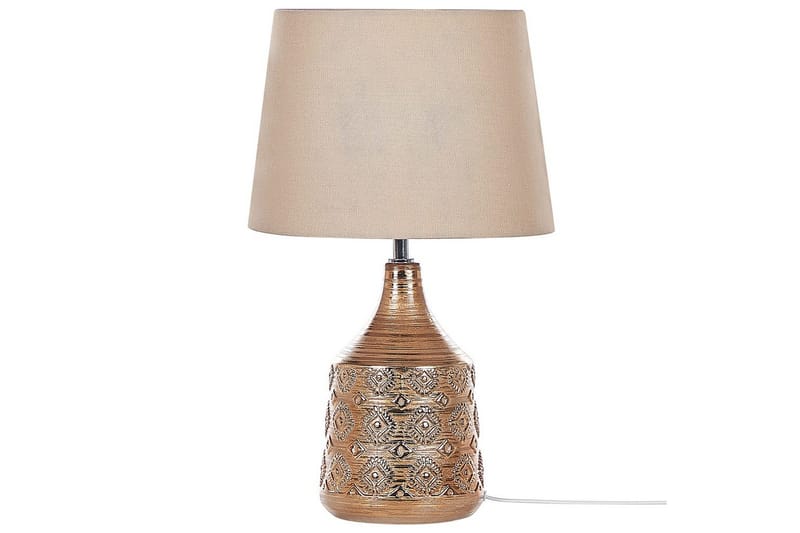 Galatea Bordlampe 47 cm E14 - Bronze/Beige - Belysning - Lamper & indendørsbelysning - Vindueslampe - Vindueslampe på fod