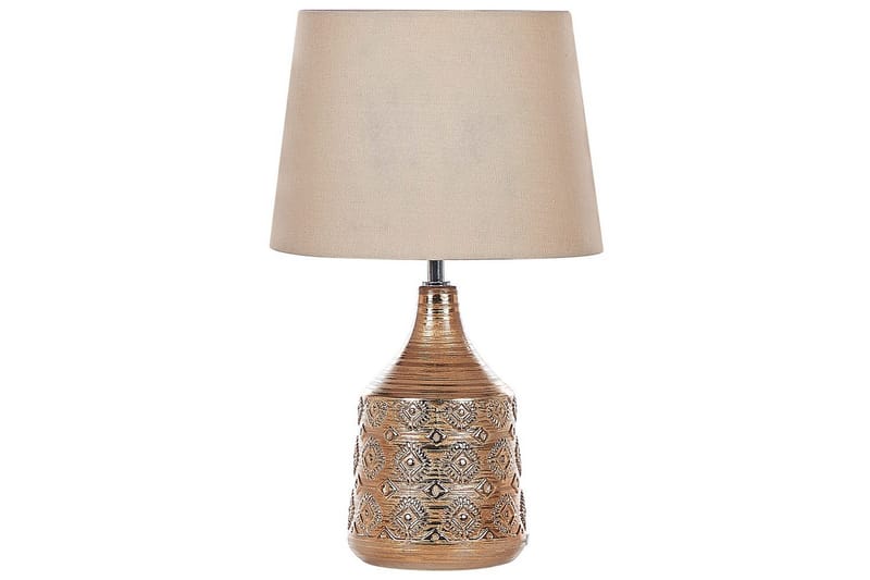 Galatea Bordlampe 47 cm E14 - Bronze/Beige - Belysning - Lamper & indendørsbelysning - Vindueslampe - Vindueslampe på fod