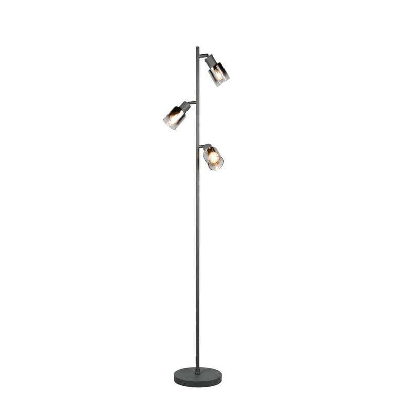 Golvlampa TRIO Cadiz Trio Lighting Black, Chrome - Belysning - Lamper & indendørsbelysning - Soveværelse lampe
