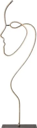Grafico silhuet-dekorationsbelysning 85 cm, sort
