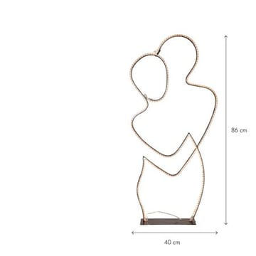 Grafico Siluett dekorationsbelysning 86 cm - sort - Belysning - Lamper & indendørsbelysning - Dekorativ belysning