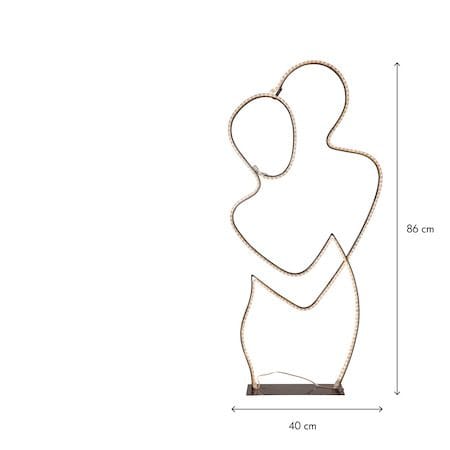 Grafico Siluett dekorationsbelysning 86 cm - sort - Belysning - Lamper & indendørsbelysning - Dekorativ belysning