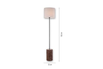 Gulvlampe Bark - 35x165x35 cm - Belysning - Lamper & indendørsbelysning - Soveværelse lampe