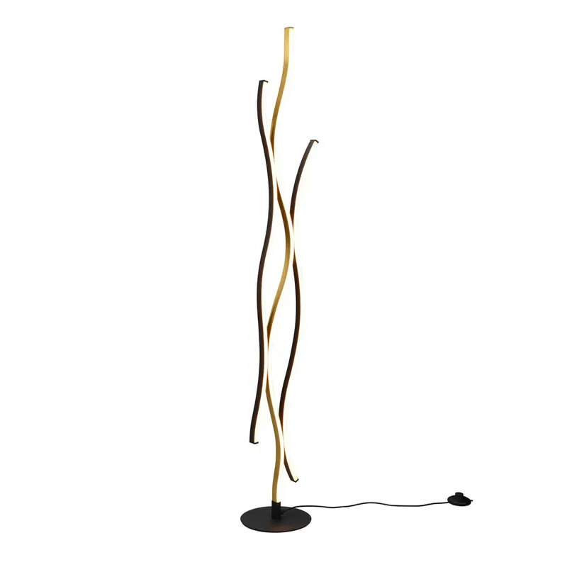 Gulvlampe Blaze - Mat messing - Belysning - Lamper & indendørsbelysning - Soveværelse lampe