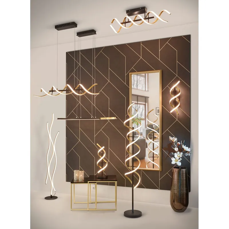 Gulvlampe Blaze - Mat messing - Belysning - Lamper & indendørsbelysning - Soveværelse lampe