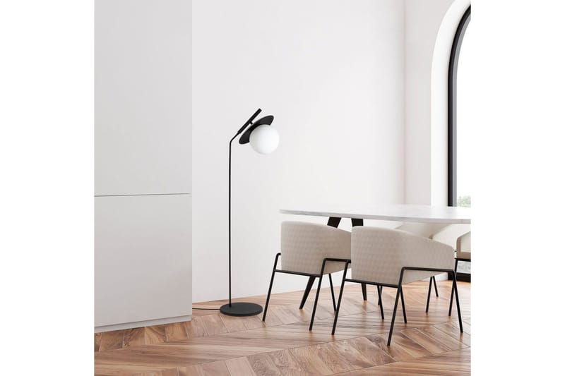 Gulvlampe Cartin Sort - Sort - Belysning - Lamper & indendørsbelysning - Soveværelse lampe