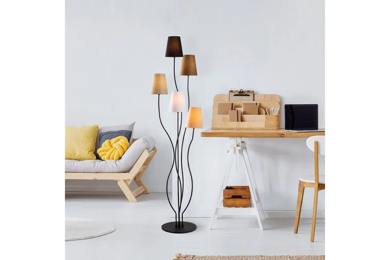 Gulvlampe Crestor Multifarvet / Bløde Farver - Multifarvet / Bløde Farver - Belysning - Lamper & indendørsbelysning - Soveværelse lampe