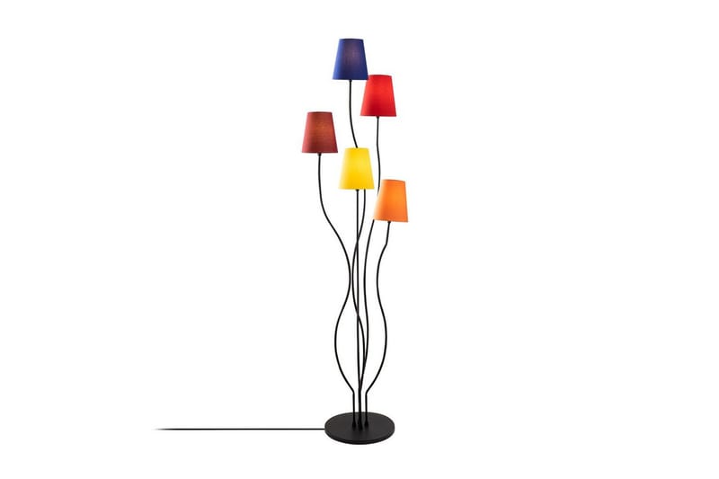 Gulvlampe Crestor Multifarvet / Fyldige Farver, Multifarvet / Fyldige Farver
