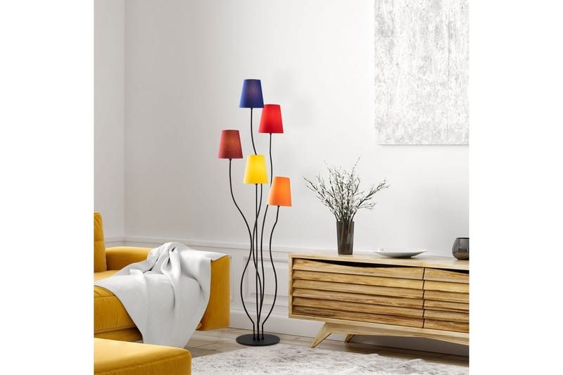 Gulvlampe Crestor Multifarvet / Fyldige Farver - Multifarvet / Fyldige Farver - Belysning - Lamper & indendørsbelysning - Soveværelse lampe