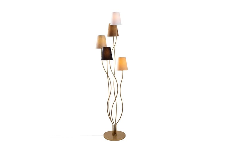 Gulvlampe Crestor Multifarvet / Mørke Farver - Multifarvet / Mørke Farver - Belysning - Lamper & indendørsbelysning - Soveværelse lampe