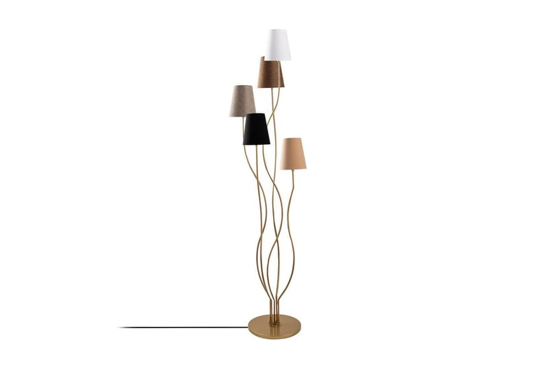 Gulvlampe Crestor Multifarvet / Mørke Farver - Multifarvet / Mørke Farver - Belysning - Lamper & indendørsbelysning - Soveværelse lampe