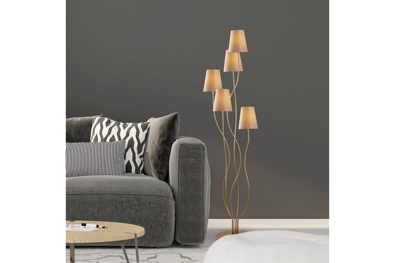Gulvlampe Crestor Rany / Beige - Rany / Beige - Belysning - Lamper & indendørsbelysning - Soveværelse lampe