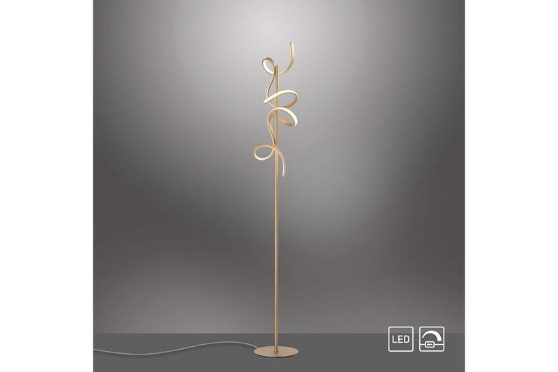 Gulvlampe Curls - 22x156x22 cm - Belysning - Lamper & indendørsbelysning - Soveværelse lampe