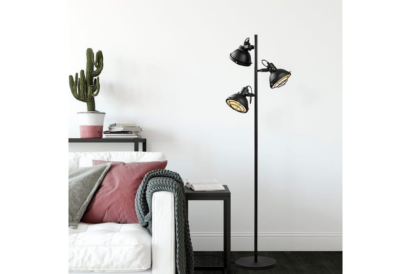 Gulvlampe Desten Sort - Sort - Belysning - Lamper & indendørsbelysning - Soveværelse lampe