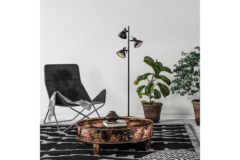 Gulvlampe Desten Sort - Sort - Belysning - Lamper & indendørsbelysning - Soveværelse lampe