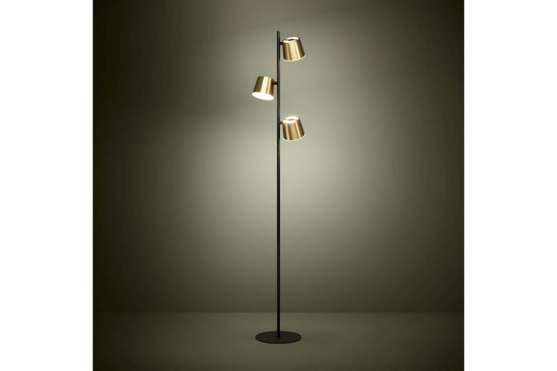 Gulvlampe Eglo Altamira Sort/Messing - Belysning - Lamper & indendørsbelysning - Soveværelse lampe