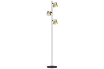 Gulvlampe Eglo Altamira Sort/Messing - Belysning - Lamper & indendørsbelysning - Soveværelse lampe