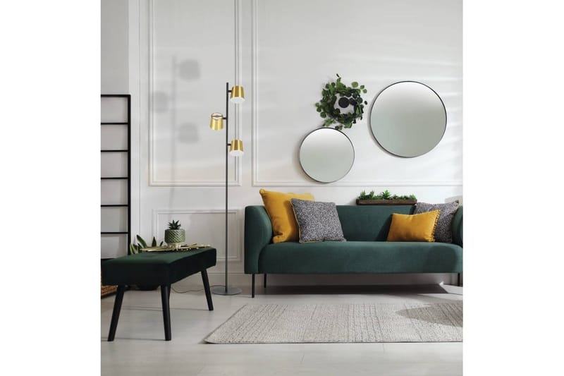 Gulvlampe Eglo Altamira Sort/Messing - Belysning - Lamper & indendørsbelysning - Soveværelse lampe