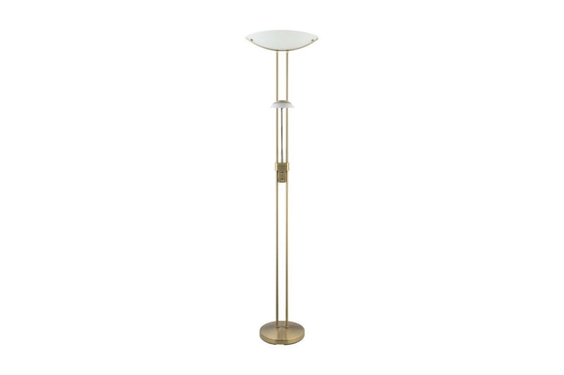 Gulvlampe Eglo Baya Bronzeret Hvid - Hvid/Mørkegrå - Belysning - Lamper & indendørsbelysning - Soveværelse lampe