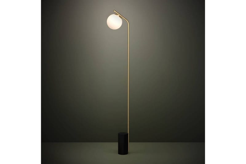 Gulvlampe Eglo Betulia Sort/Messing Opalhvid - Belysning - Lamper & indendørsbelysning - Soveværelse lampe