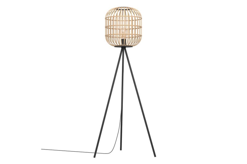 Gulvlampe Eglo Bordesley - Sort - Belysning - Lamper & indendørsbelysning - Soveværelse lampe