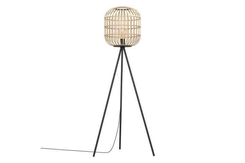 Gulvlampe Eglo Bordesley - Sort - Belysning - Lamper & indendørsbelysning - Soveværelse lampe