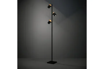 Gulvlampe Eglo Cartagena Sort/Træ med 3 Lamper - Belysning - Lamper & indendørsbelysning - Soveværelse lampe