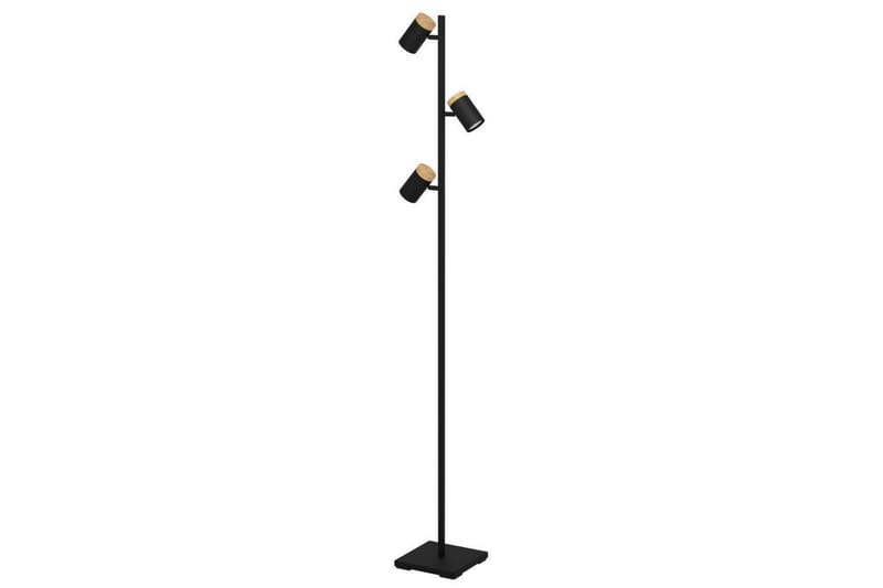 Gulvlampe Eglo Cartagena Sort/Træ med 3 Lamper - Belysning - Lamper & indendørsbelysning - Soveværelse lampe