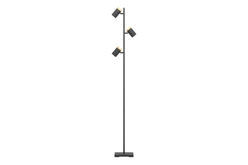 Gulvlampe Eglo Cartagena Sort/Træ med 3 Lamper - Belysning - Lamper & indendørsbelysning - Soveværelse lampe