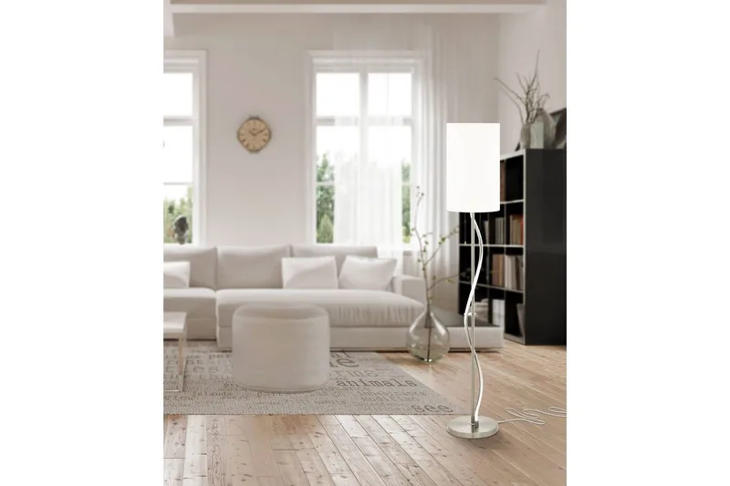 Gulvlampe Eglo Espartal - Hvid/Mørkegrå - Belysning - Lamper & indendørsbelysning - Soveværelse lampe