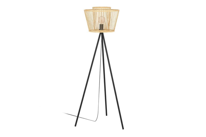 Gulvlampe Eglo Hykeham, Sort