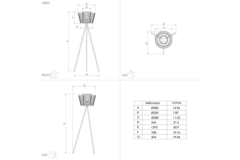 Gulvlampe Eglo Hykeham - Sort - Belysning - Lamper & indendørsbelysning - Soveværelse lampe