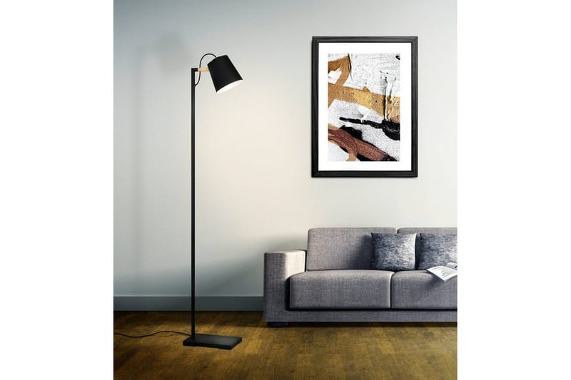 Gulvlampe Eglo Lacey - Sort/Rosa - Belysning - Lamper & indendørsbelysning - Soveværelse lampe